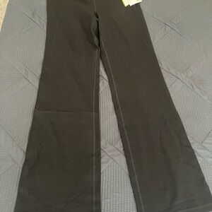 Black Flared Yoga Pants